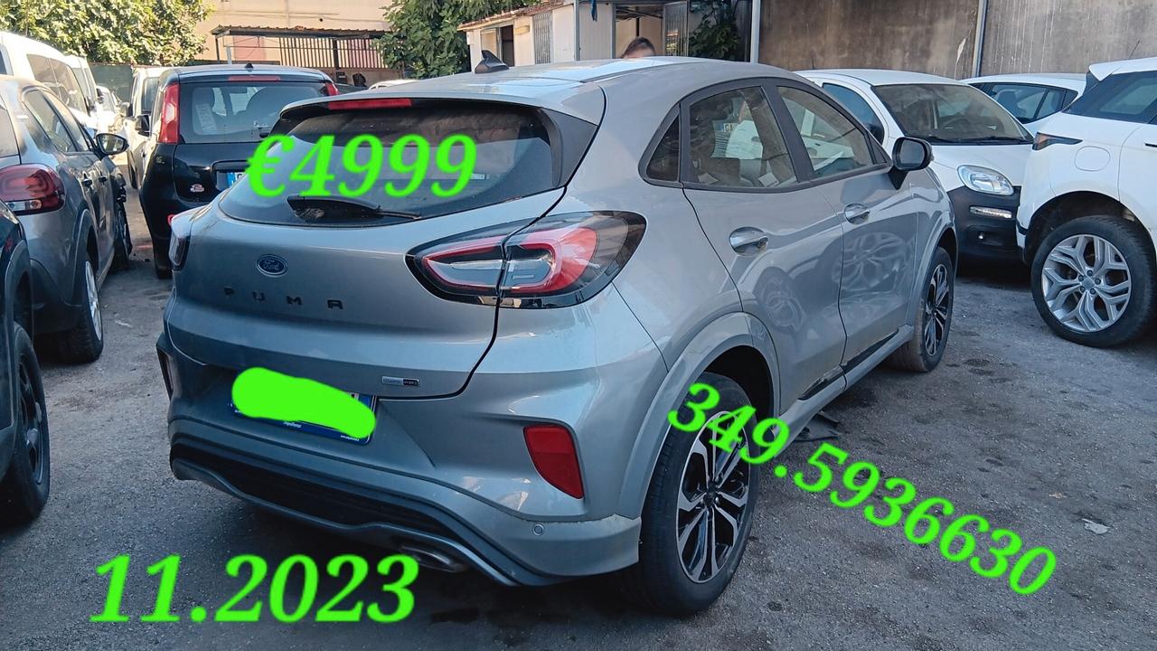 Ford Puma ST-Line incidentata sinistrata mondialcars 11.023