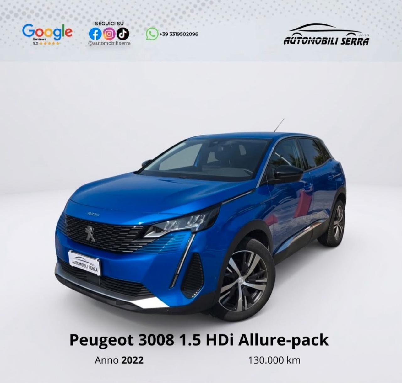 Peugeot 3008 BlueHDi 130 S&S EAT8 Allure Pack