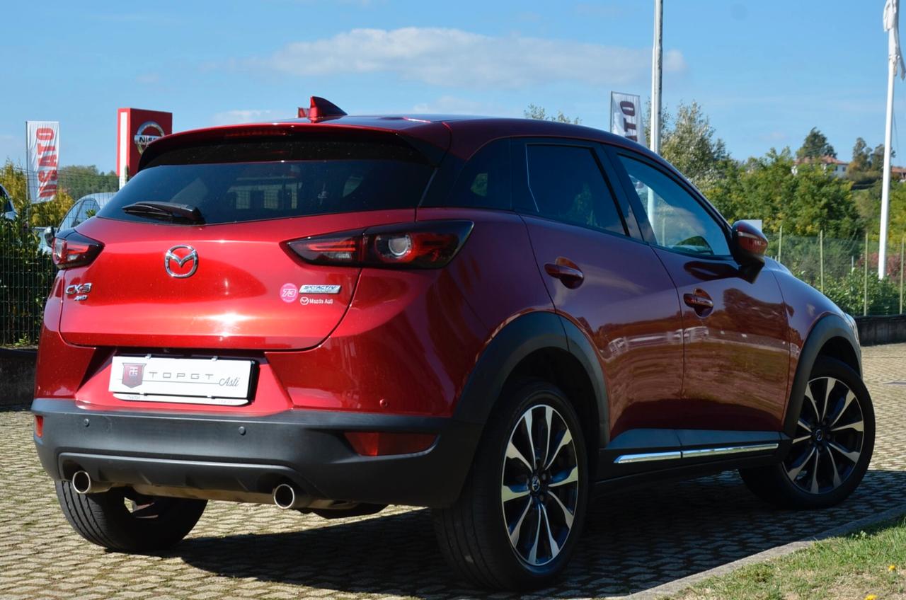 MAZDA CX-3 2.0 EXCEED AWD 150cv, UNICOPROPRIETARIO, EURO 6D, FARI FULL LED, RETROCAMERA, PERMUTE