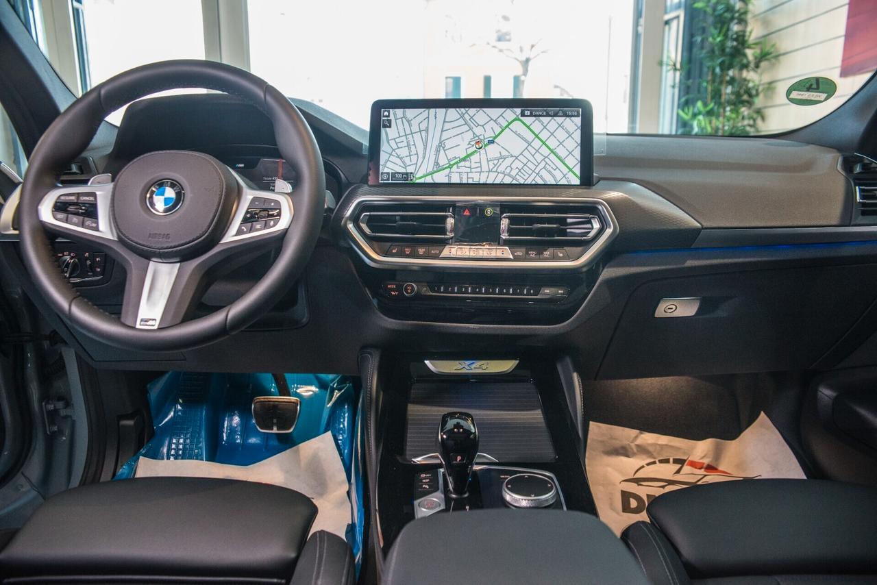 BMW X4 X-DRIVE 2.0d mhev 48V MSPORT TETTO NAVI CERCHI VIRTUAL TELECAMERA 360 GRADI