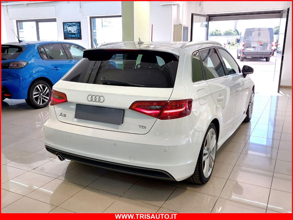 AUDI A3 SPB 1.6 TDI S-Tronic S-line (BIXENO+PELLE+NAVI)