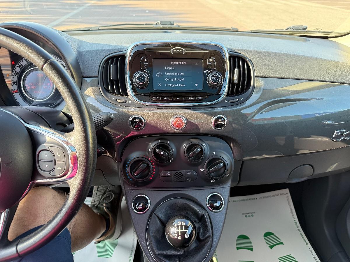 FIAT - 500 - 1.2 Lounge Restyling Tetto Panoramico;