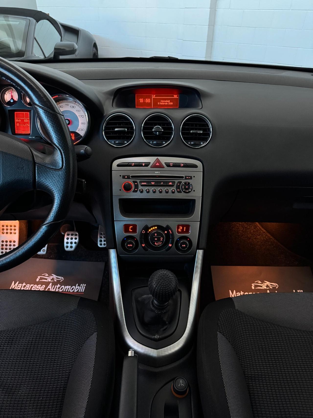 Peugeot 308 GT 1.6 THP 175CV Turbo TettoPanoramico Lane Assist