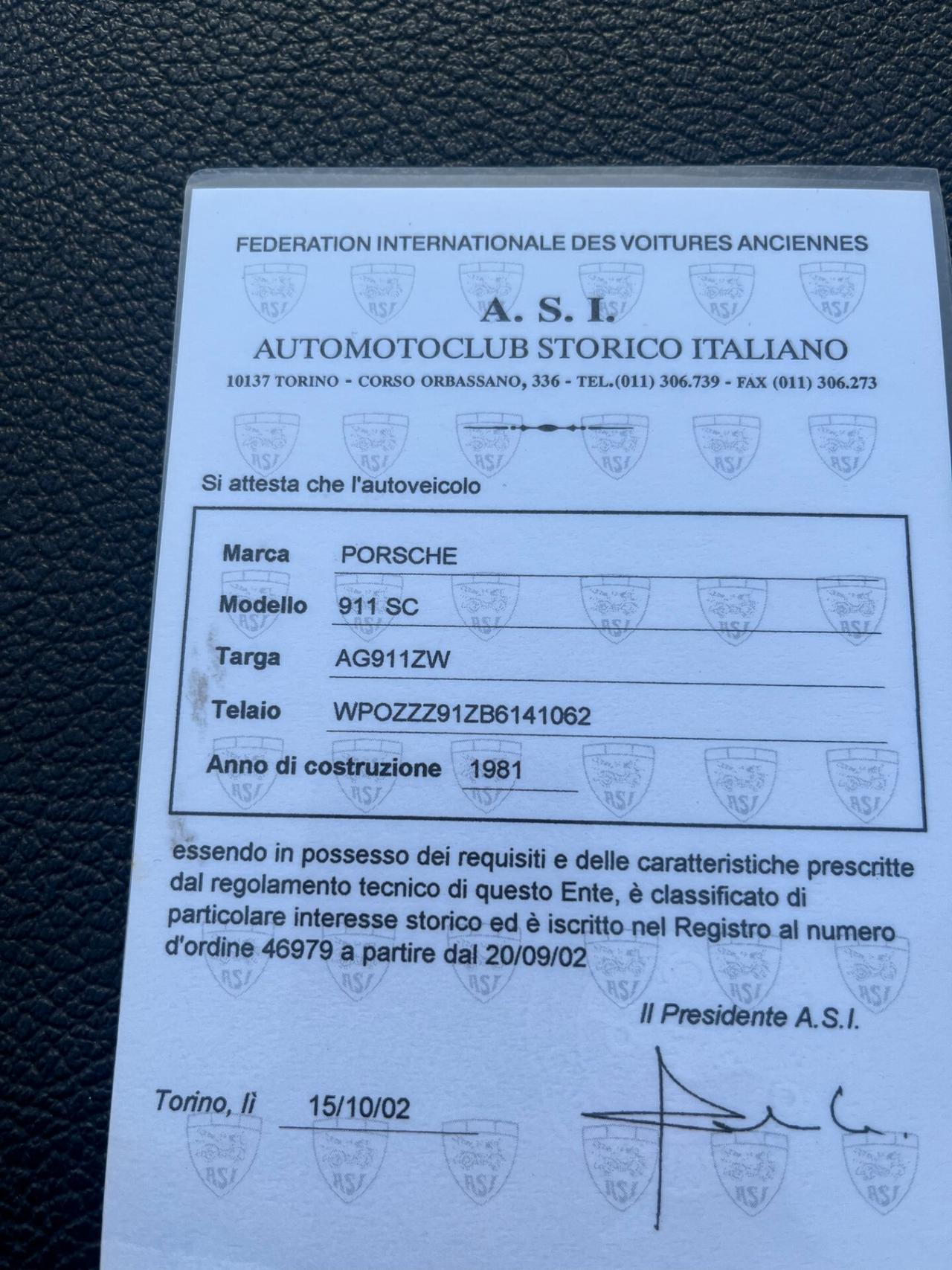 Porsche 911 SC 3.0 Targa