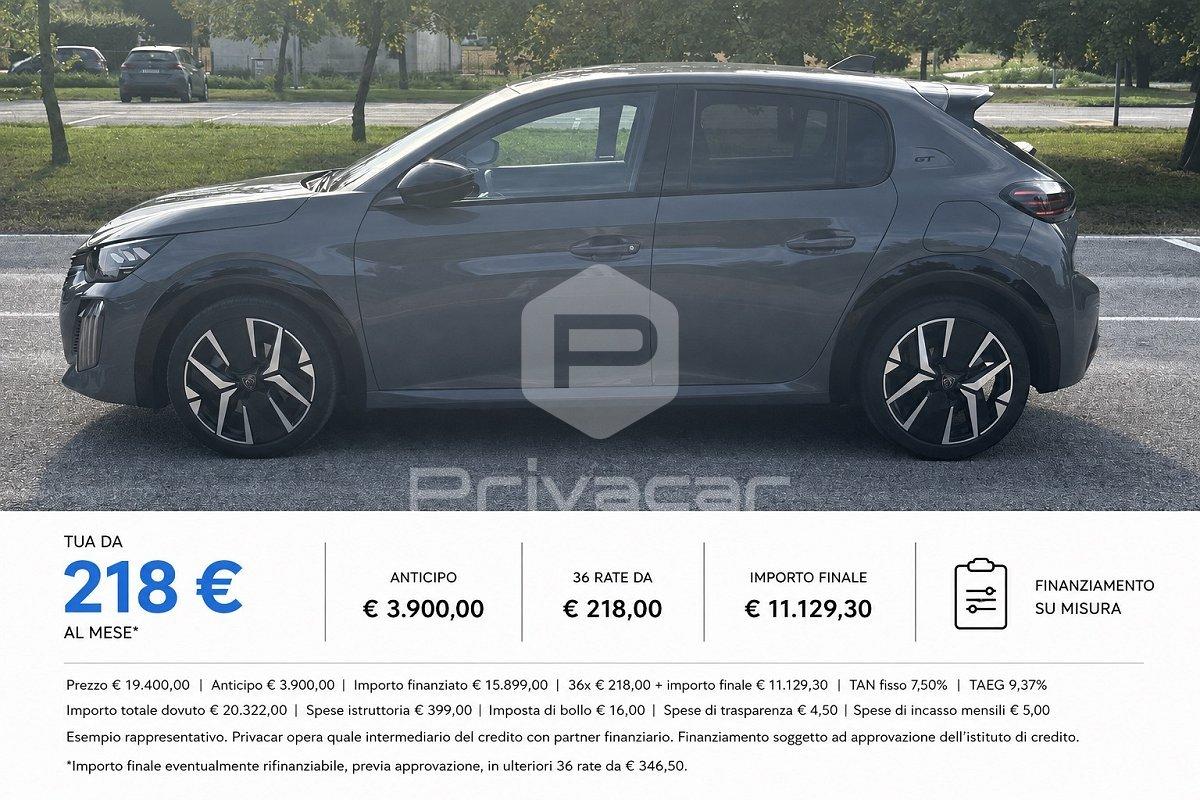 PEUGEOT 208 Hybrid 100 e-DCS6 5 porte GT