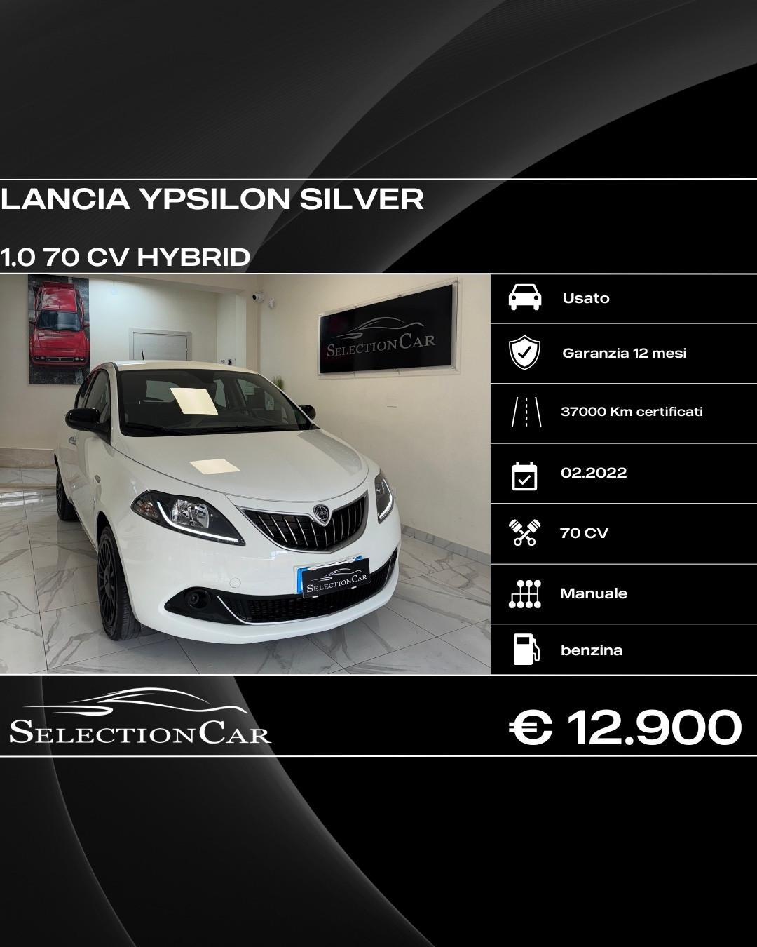 Lancia Ypsilon 1.0 FireFly 5 porte S&S Hybrid Ecochic Silver