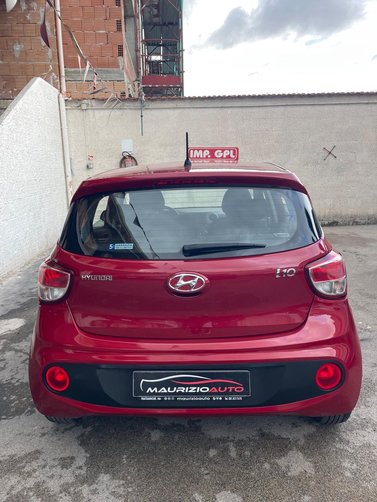 HYUNDAI I-10 1000 GPL RESTAYLING FULL OPTIONAL DAL NORD ITA