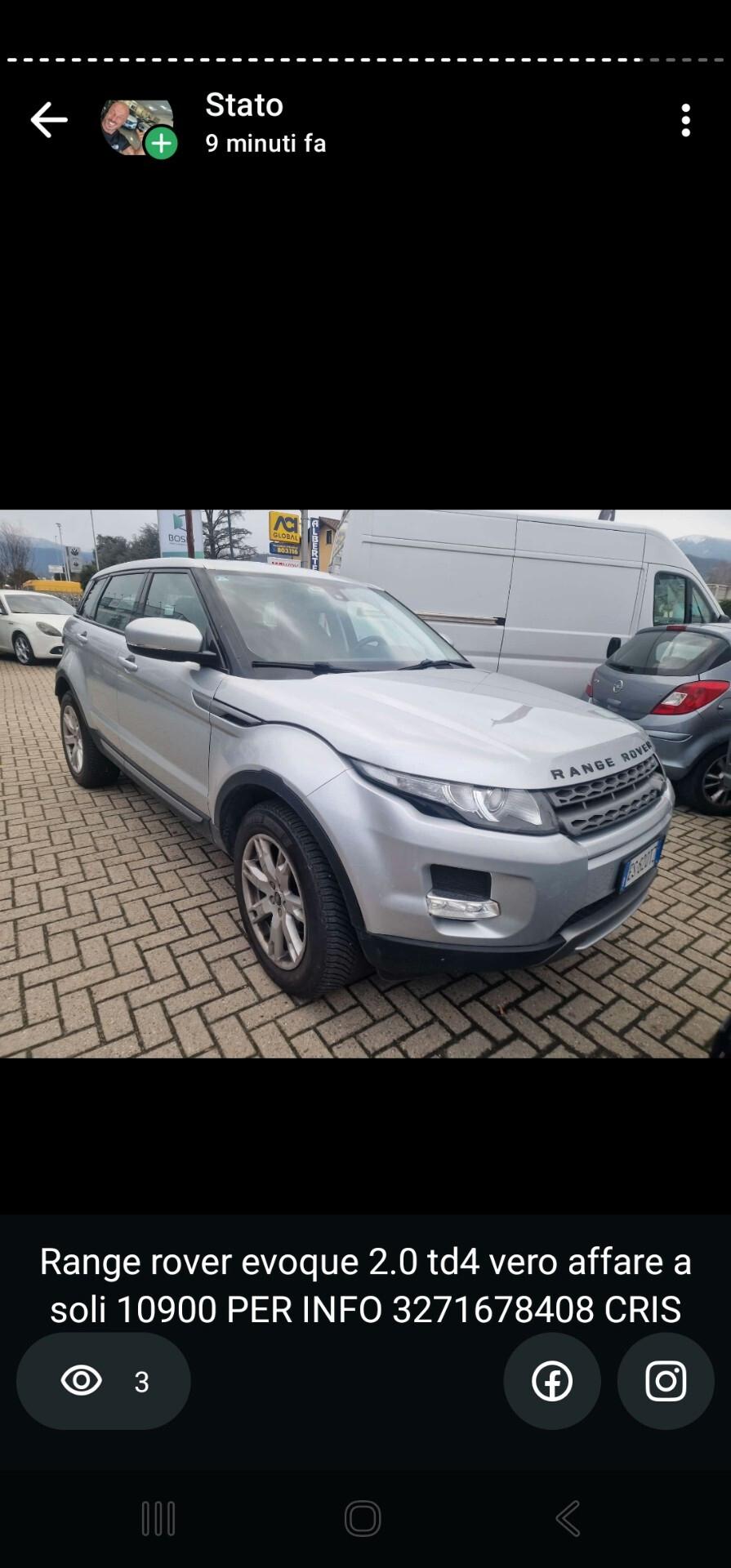 Land Rover Range Evoque 2.2 Sd4 5p. Dynamic