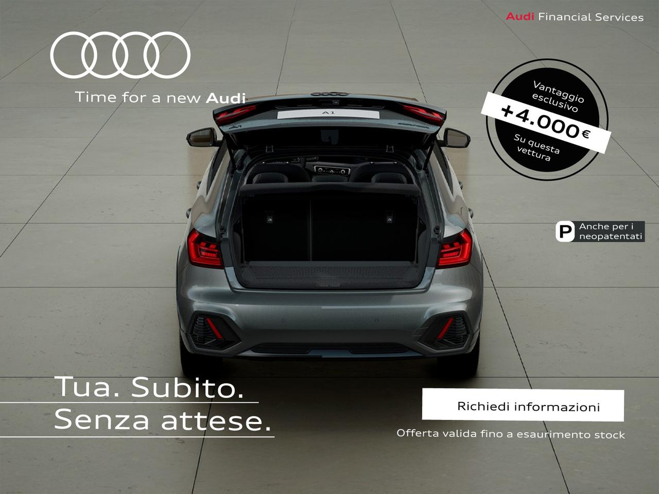 Audi A1 allstreet 30 1.0 tfsi identity contrast 116cv s tronic