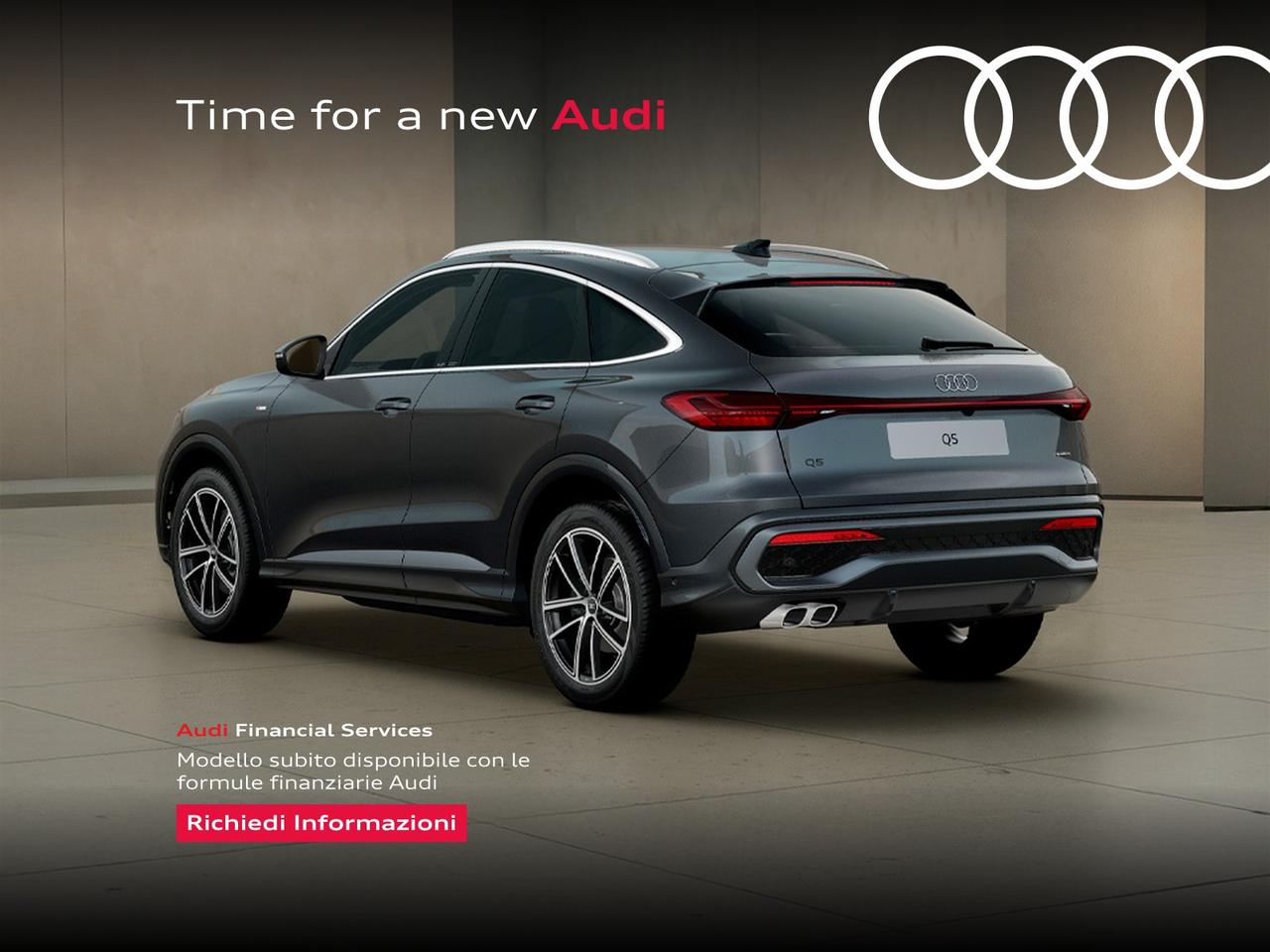Audi Q5 sportback 2.0 tdi mhev+ s line edition quattro 204cv s-tronic