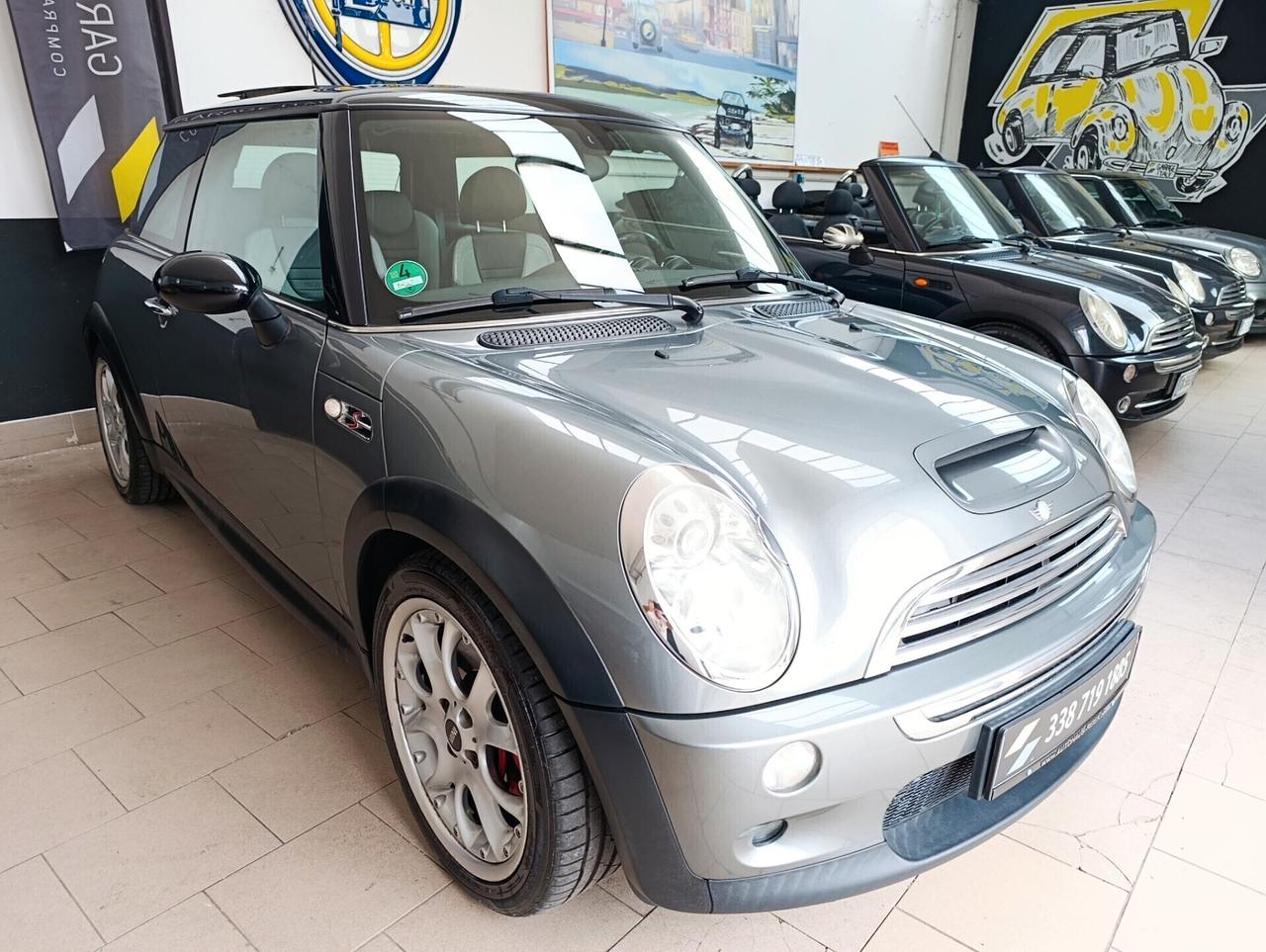 MINI COOPER S 1.6 R 53 JCW TETTO+RECARO PELLE+CERTIFICATO JCW--FULL OPTIONAL