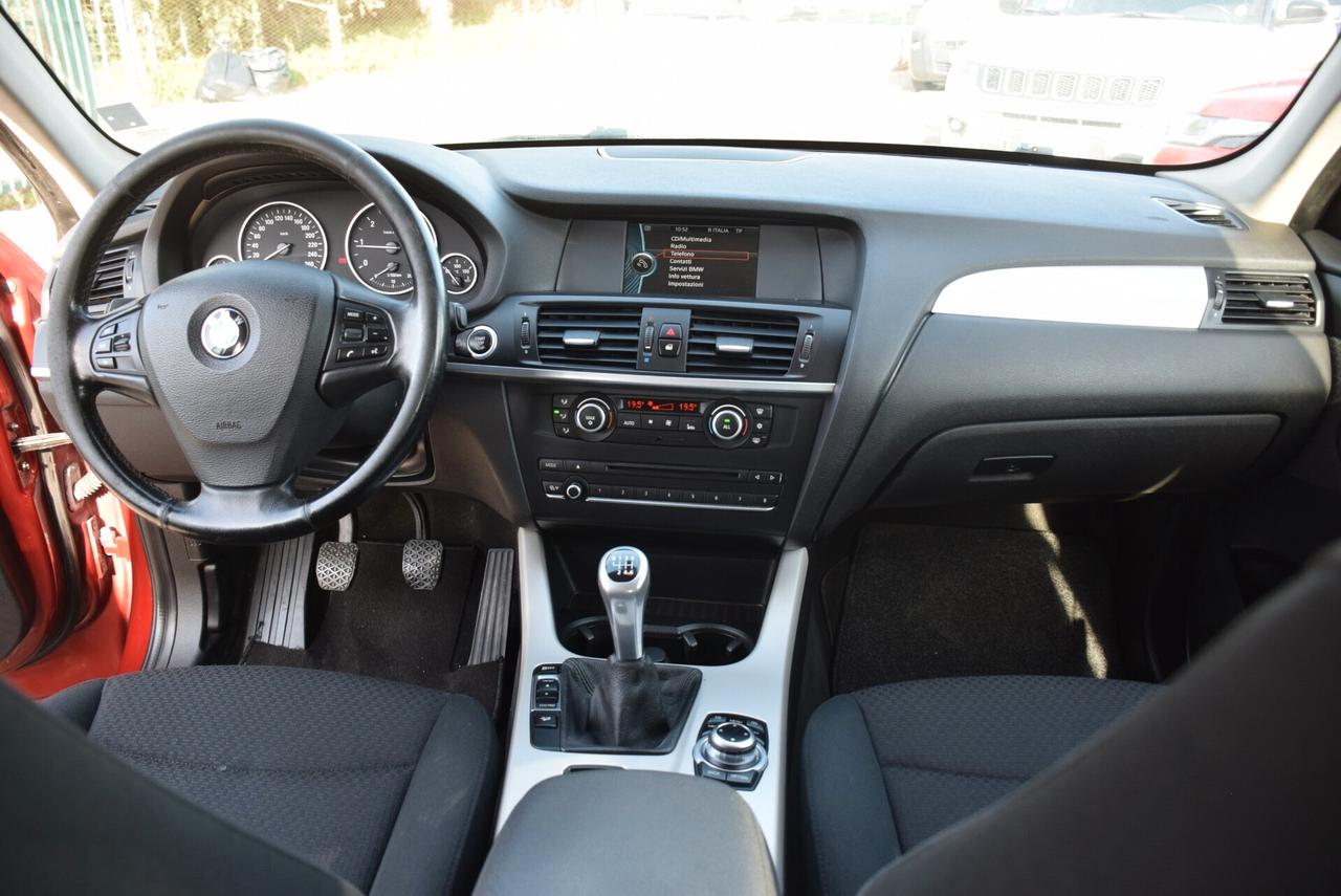 Bmw X3 4x4 20d Xdrive 6M CAMBIO MANUALE - Cruise Bluetooth Bizona DISTRIBUZIONE APPENA FATTA