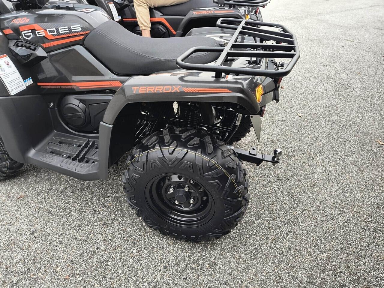 QUAD AGRICOLO TARGA GIALLA GOES 400 4X4 CON RIDOTTE