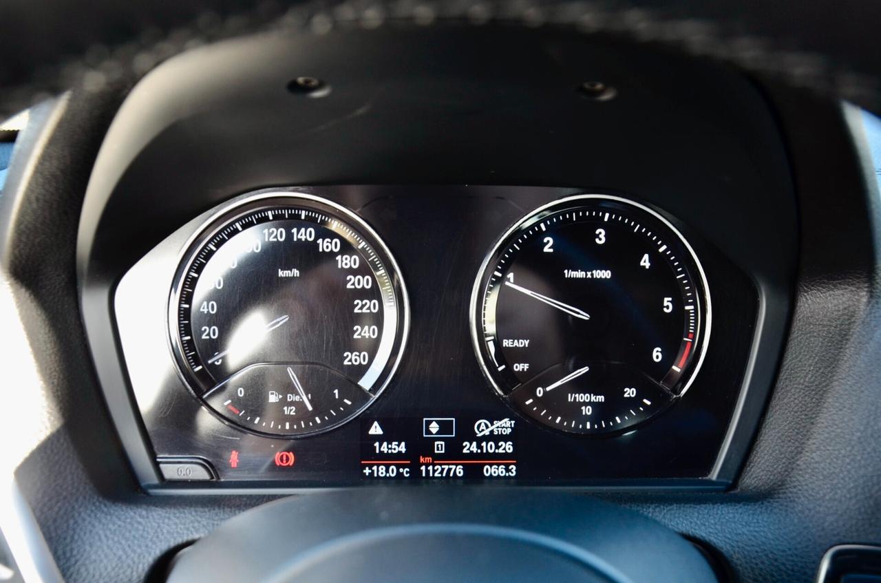 BMW 116d MSPORT 3p 116cv MANUALE, EURO 6C, UFF ITALIANA, SERVICE BMW, PELLE, FULL LED, PERMUTE