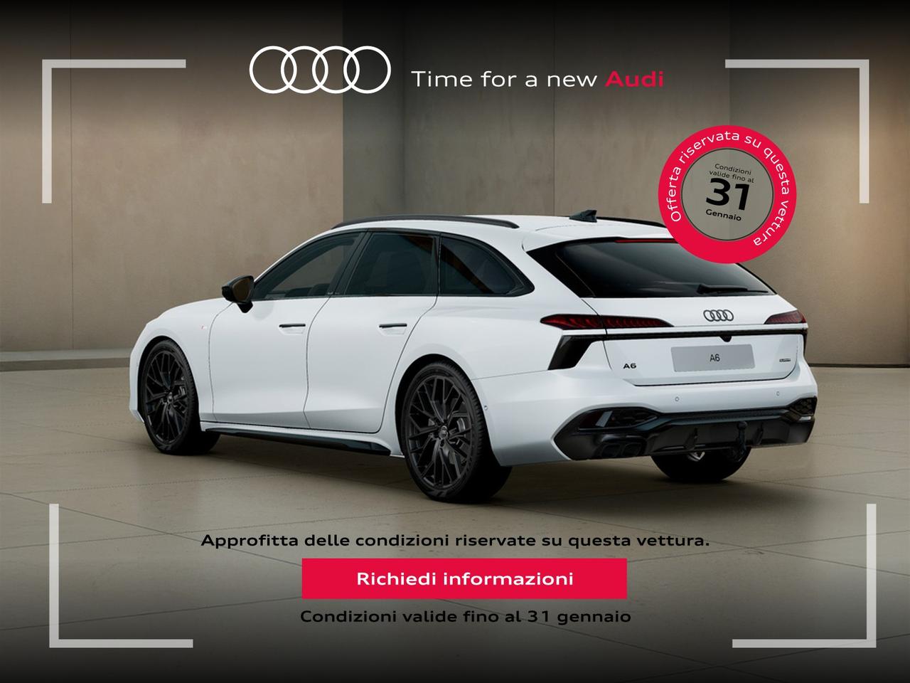 Audi A6 avant 2.0 tdi mhev + s line edition quattro 204cv s-tronic