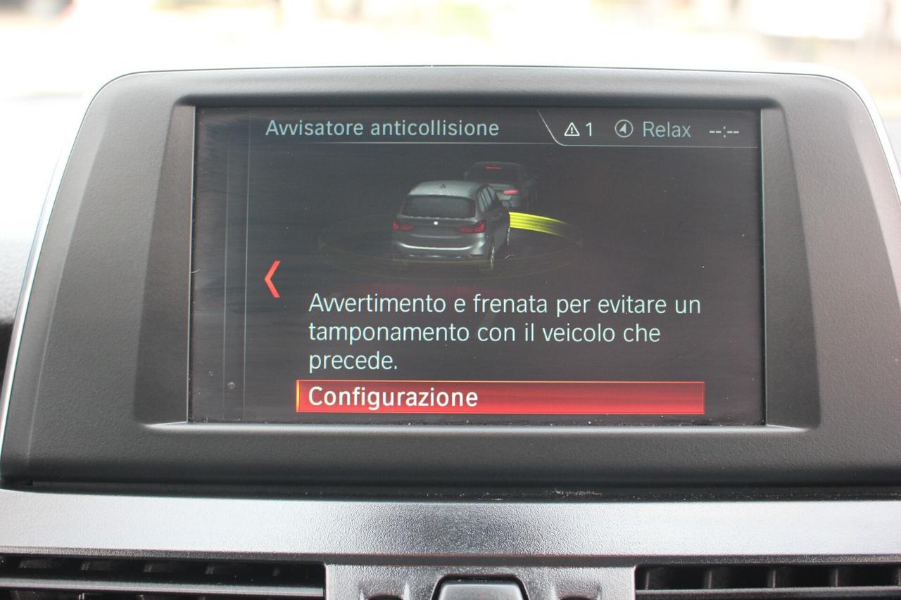 Bmw 216d-7 posti*PREZZO VERO*crono tagliandi-unipro