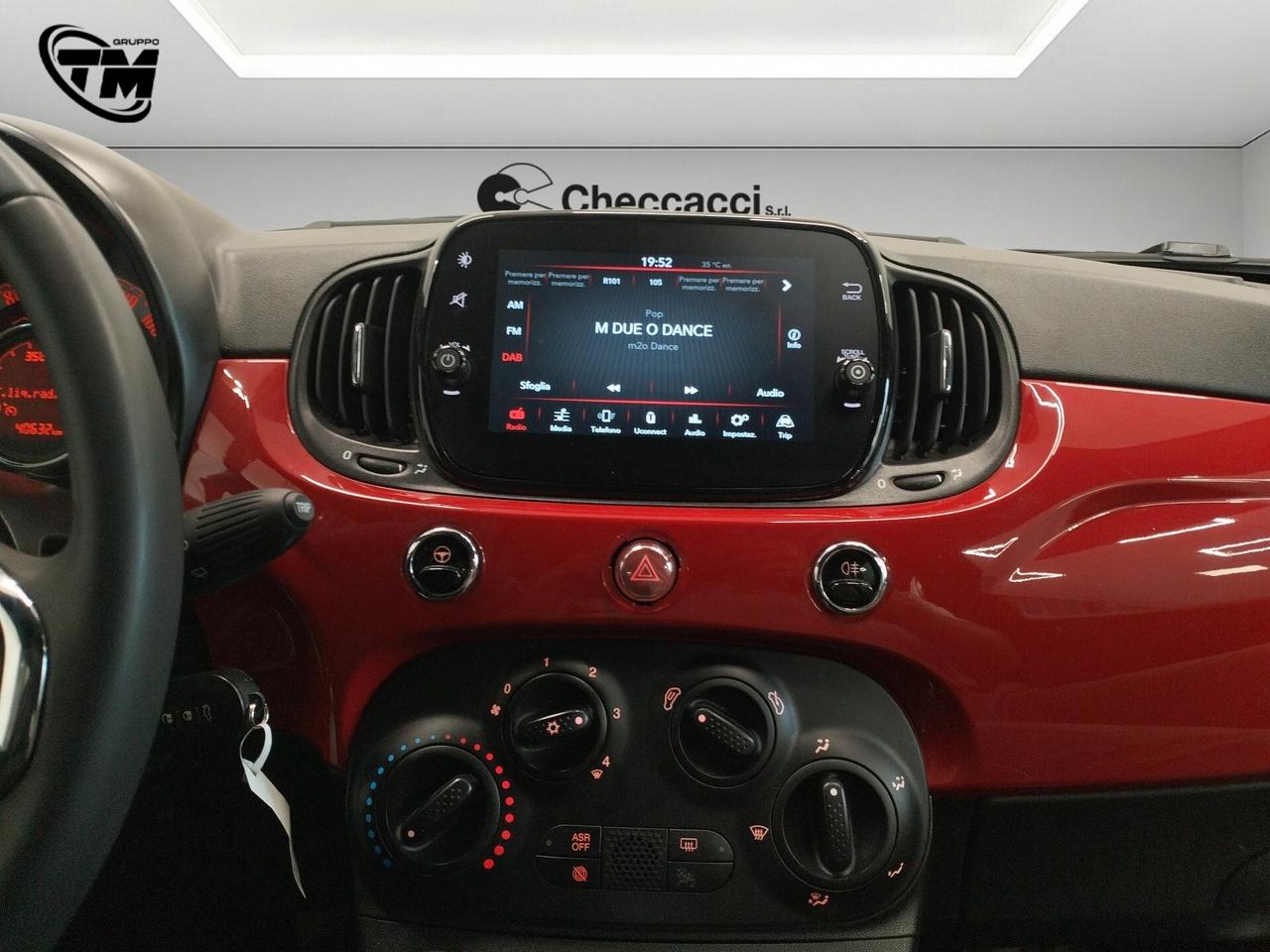 Fiat 500 1.0 Hybrid Red
