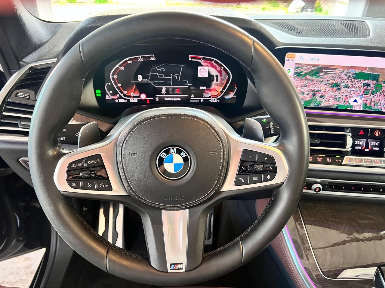 Bmw X5 xDrive30d Msport CERCHI22 TETTO SHADOWLINE SPOS PNEU