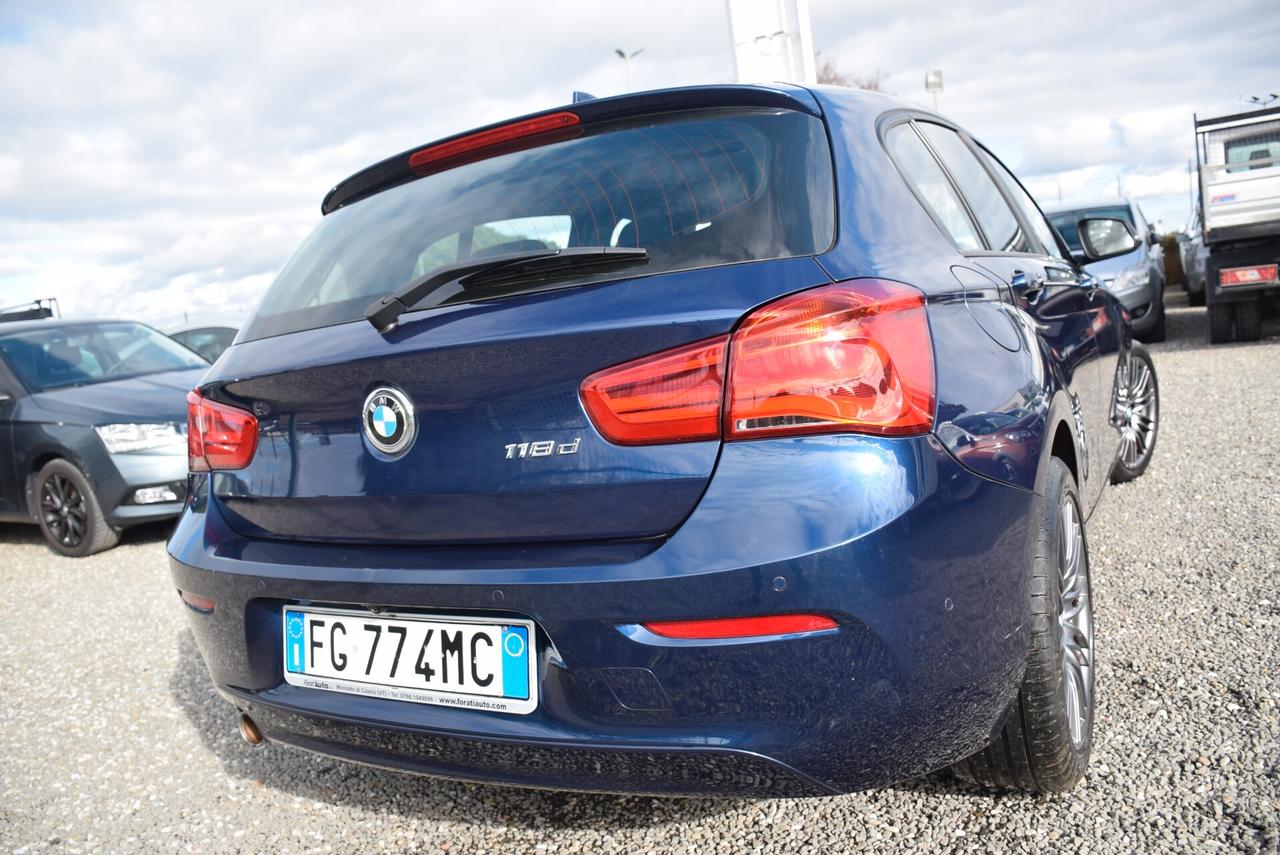 Bmw 118 SERIE 1 AUTOM. 118d 5p. 150CV Advantage FULL OPT.