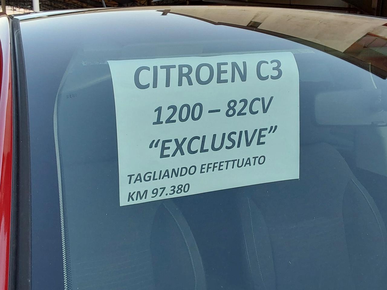 Citroen C3 1.2 82 Cv Exclusive