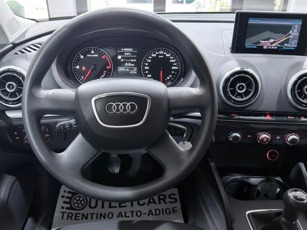 AUDI A3 SPORTBACK 1.6 TDI 105cv 119.000km