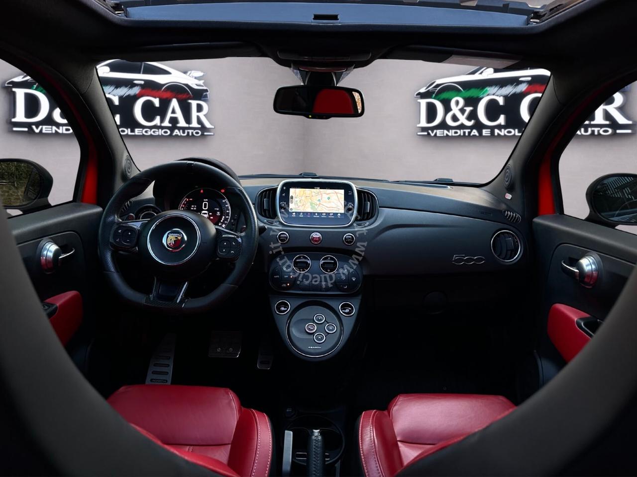 Abarth 595 1.4 Turbo T-Jet 180 CV MTA Competizione TETTO XENO PDC AUDIO BEATZ ANTIFURTO PELLE TAGLIANDI UFFICIALI