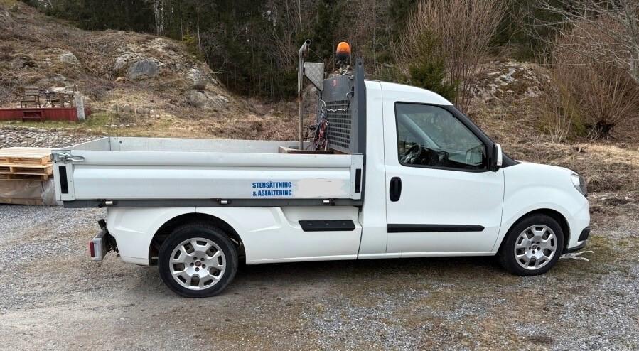DOBLO 3 POSTI WORK UP CASSONATO CASSONE CLIMA OK NEOPATENTATI GRU 250 KG