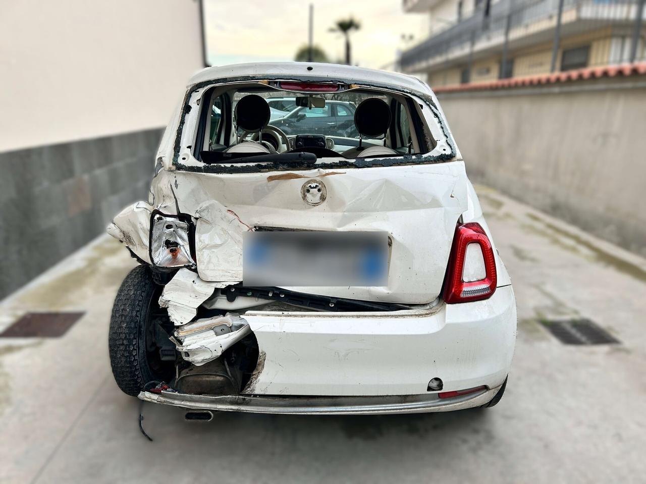 Fiat 500 1.3 MJT 95CV Lounge - 2018 Incidentata