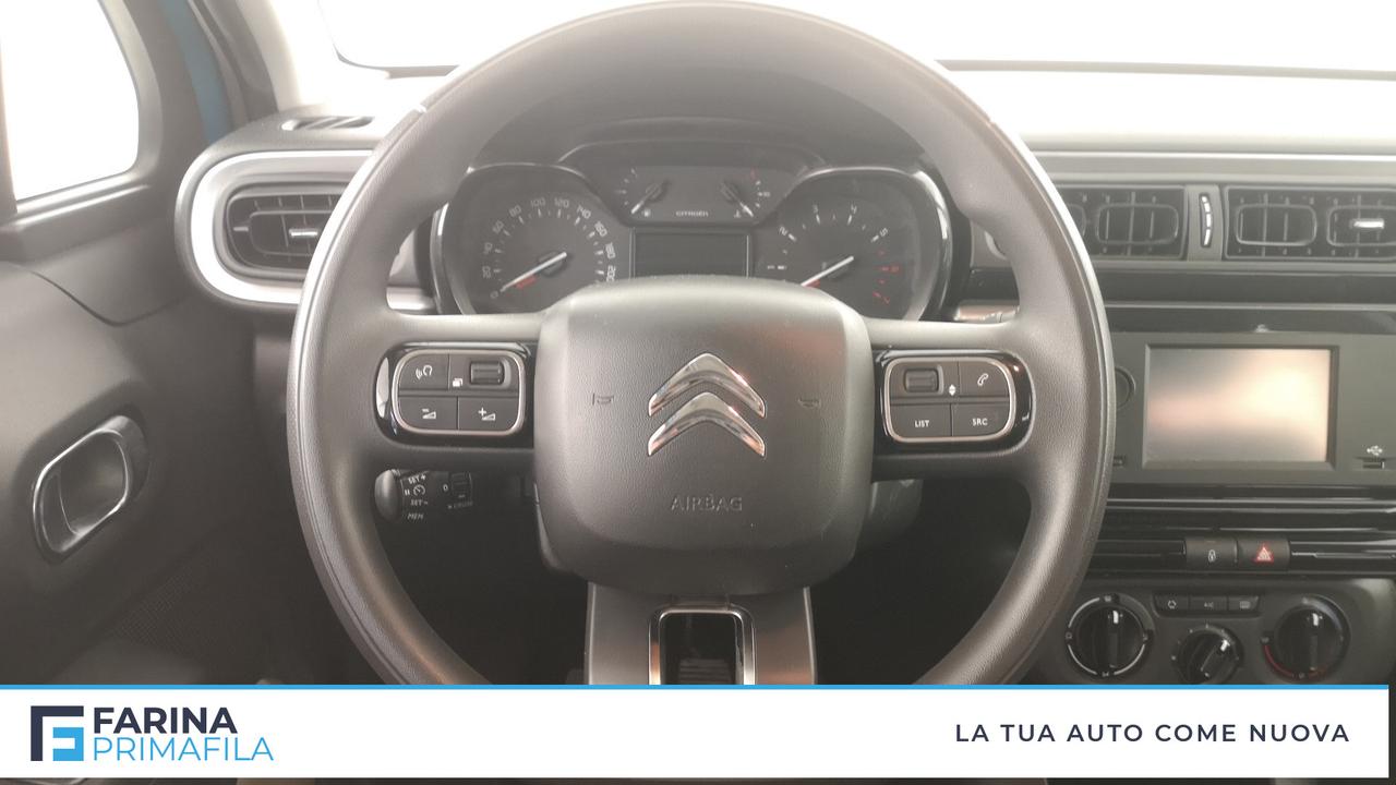CITROEN C3 III 2017 - C3 1.2 puretech Feel s&s 83cv neopatentati my20