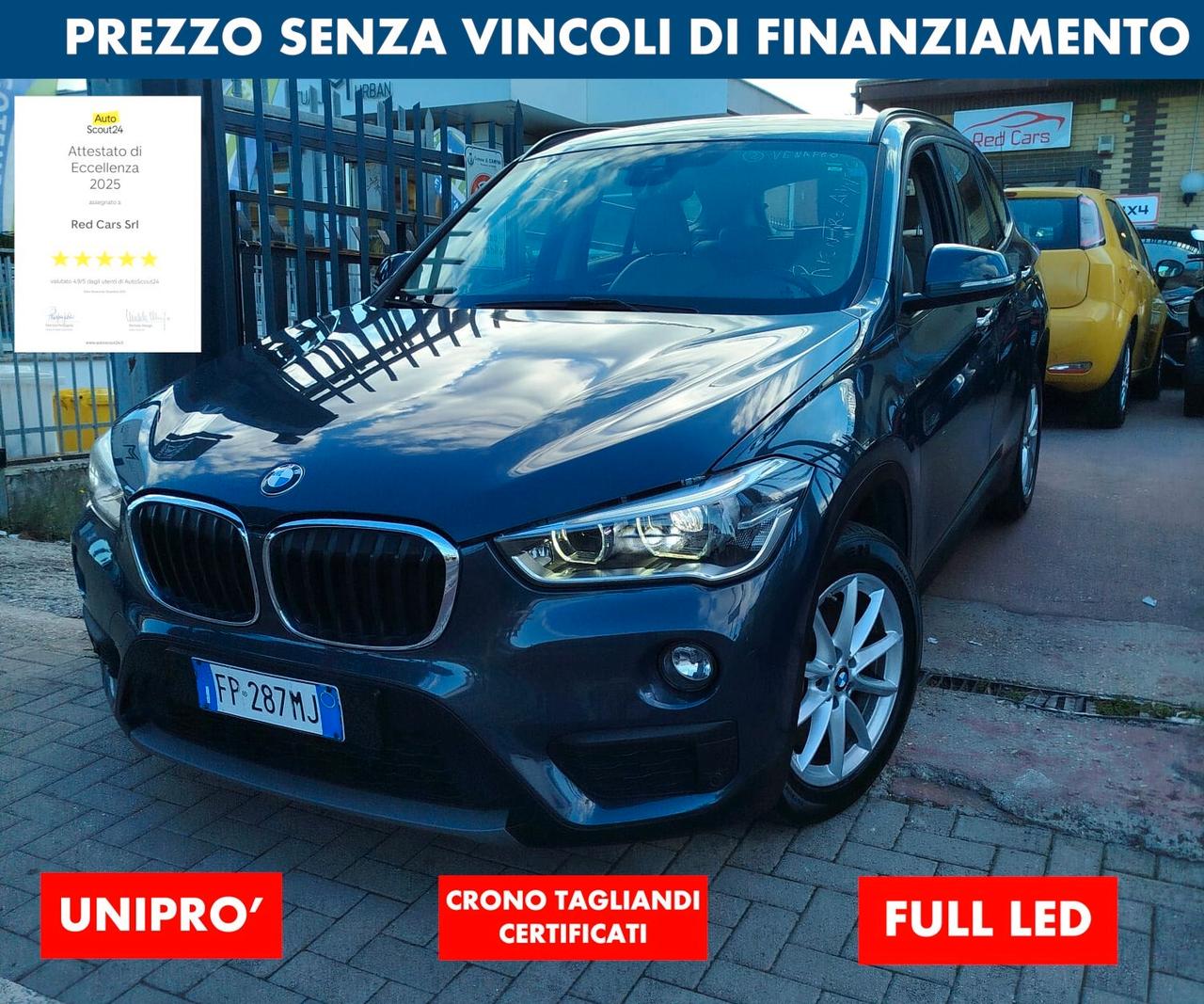 BMW X1 20d Sport UNIPRO' CRONO TAGLIANDI *PREZZO VERO*