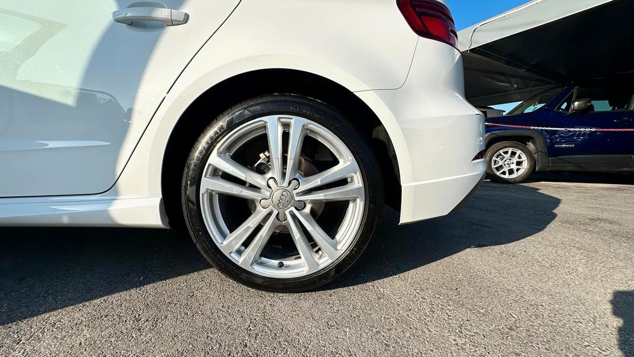 Audi A3 SPB 30 TDI S line Sport UNICO PROPRIETARIO KM CERTIFICATI
