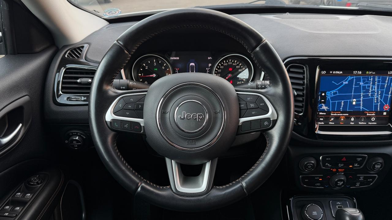 JEEP COMPASS 4WD 2.0 MJT LIMITED AT9 140CV - FULL LED, PELLE, CAR PLAY, NEOPATENTATI