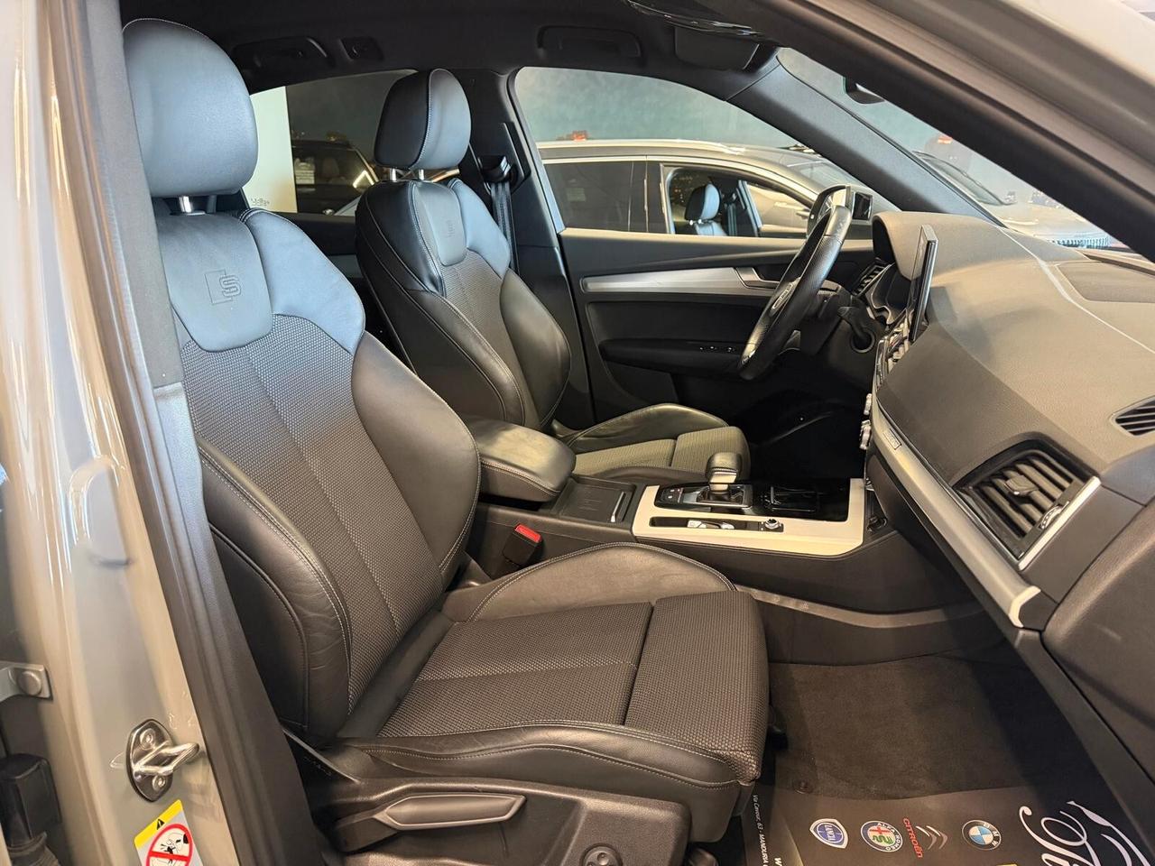 AUDI Q5 SPORTBACK S-LINE PLUS 40 2.0 MHEV 204CV QUATTRO PELLE NAVI CAM ANNO 2022