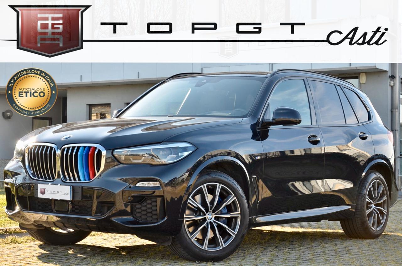 BMW X5 XDRIVE30d MHEV 48V MSPORT 286cv AUTO, UFF ITALIANA, EURO 6D, PACCHETTO SERVICE BMW, TETTO, MBRAKES, PELLE TOTALE, PERMUTE