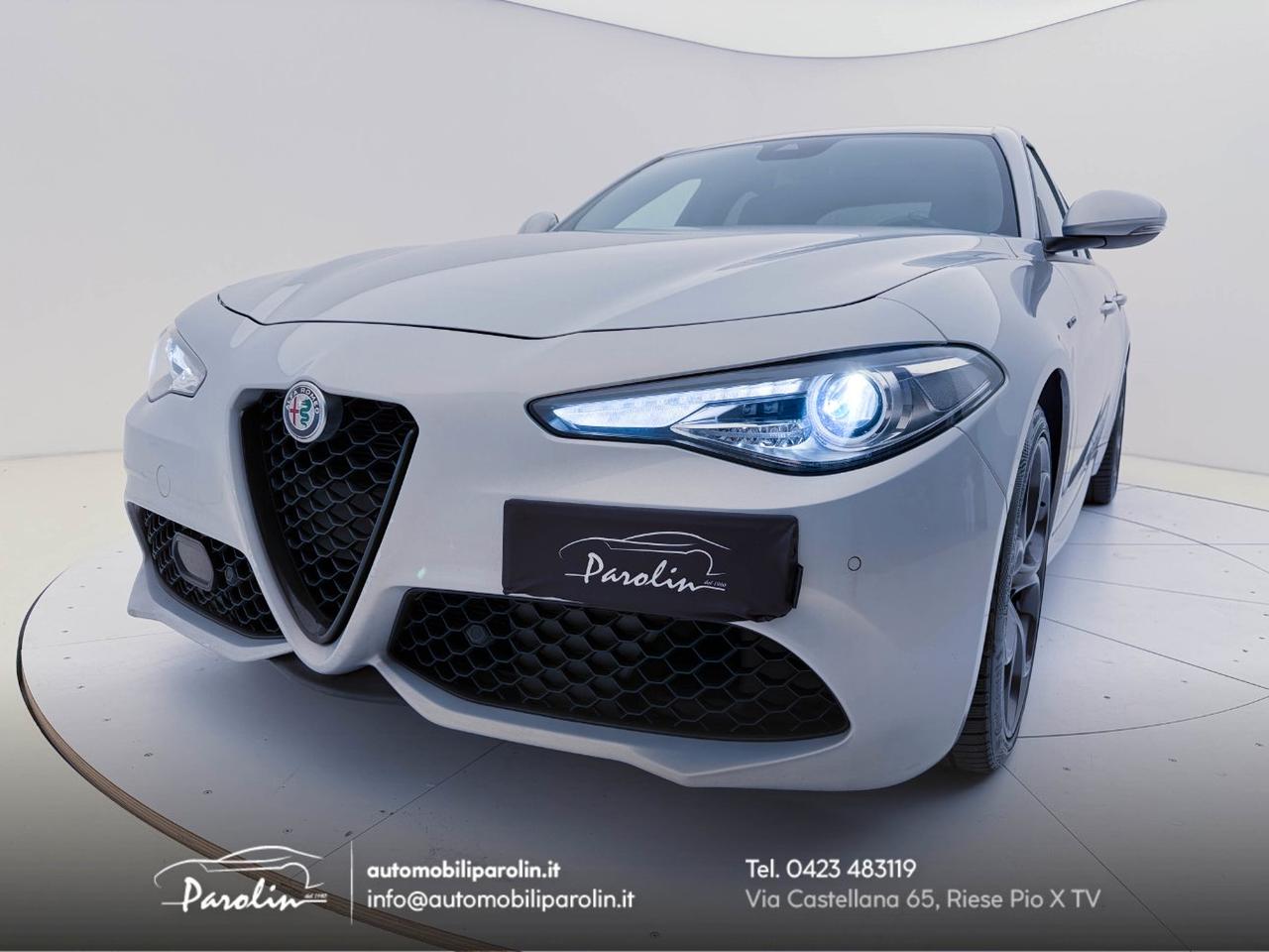 Alfa Romeo Giulia 2.2 t Veloce Q4 210 cv auto Bianco Lunare