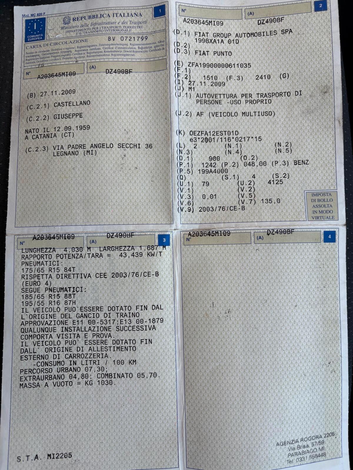 Fiat Grande Punto 1.4 5 porte S&S Actual