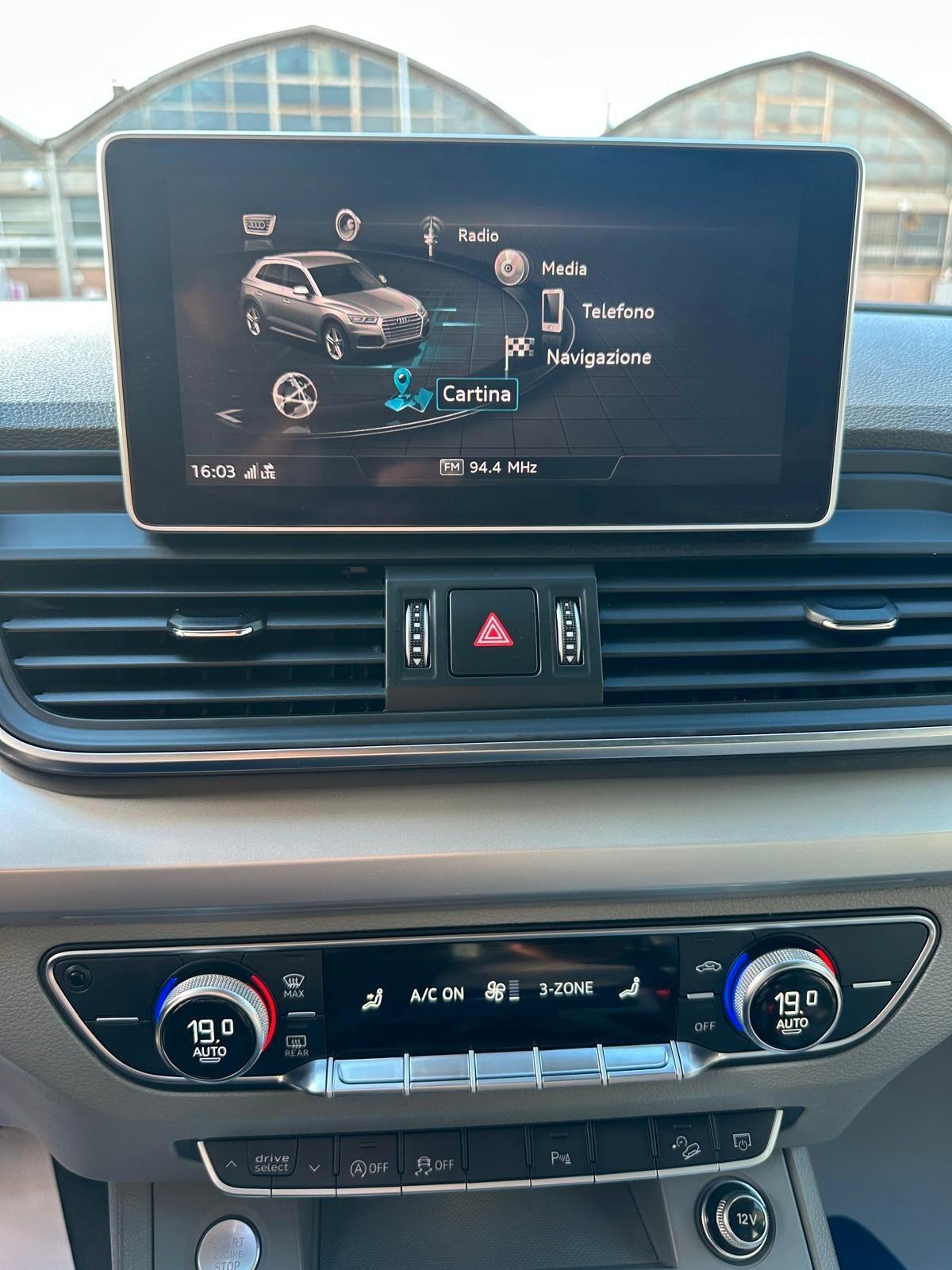 Audi Q5 40 TDI quattro S tronic line plus TETTO APRIBILE INTERNO PELLE MISTO ALCANTARA