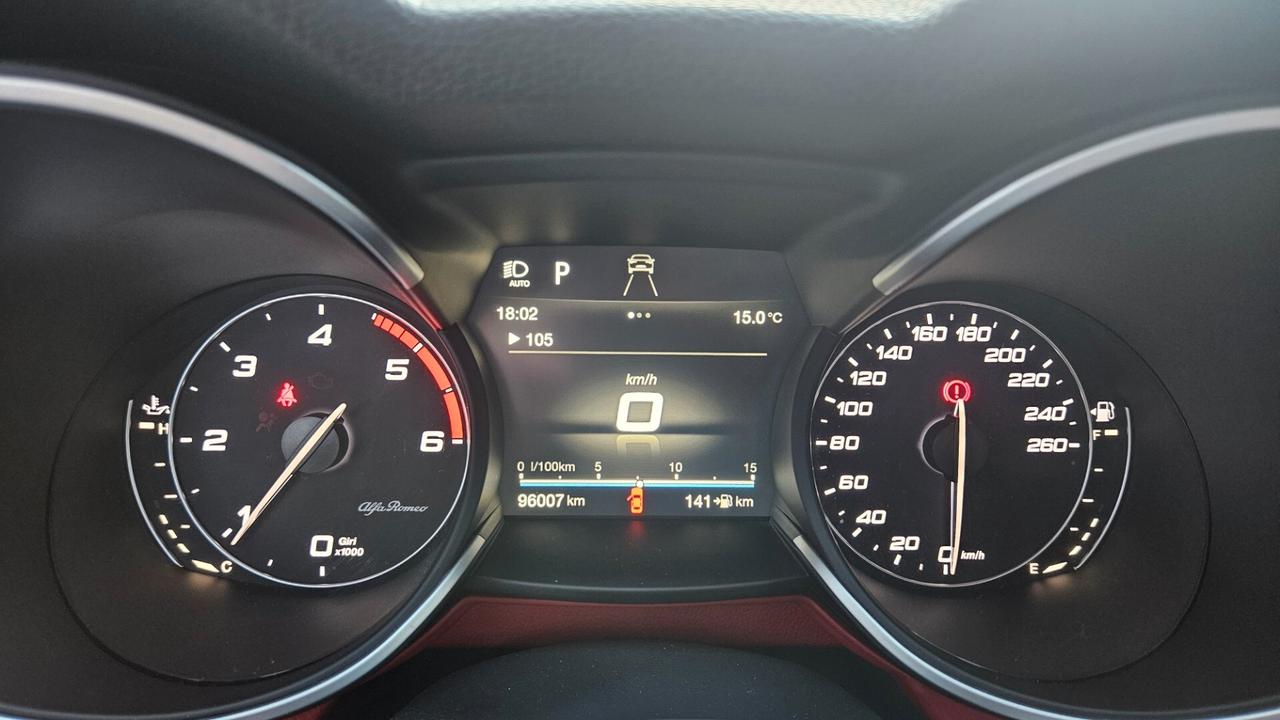 Alfa Romeo Stelvio 2.2 t Q4 210cv auto PELLE-CAM-CERCHI 20"