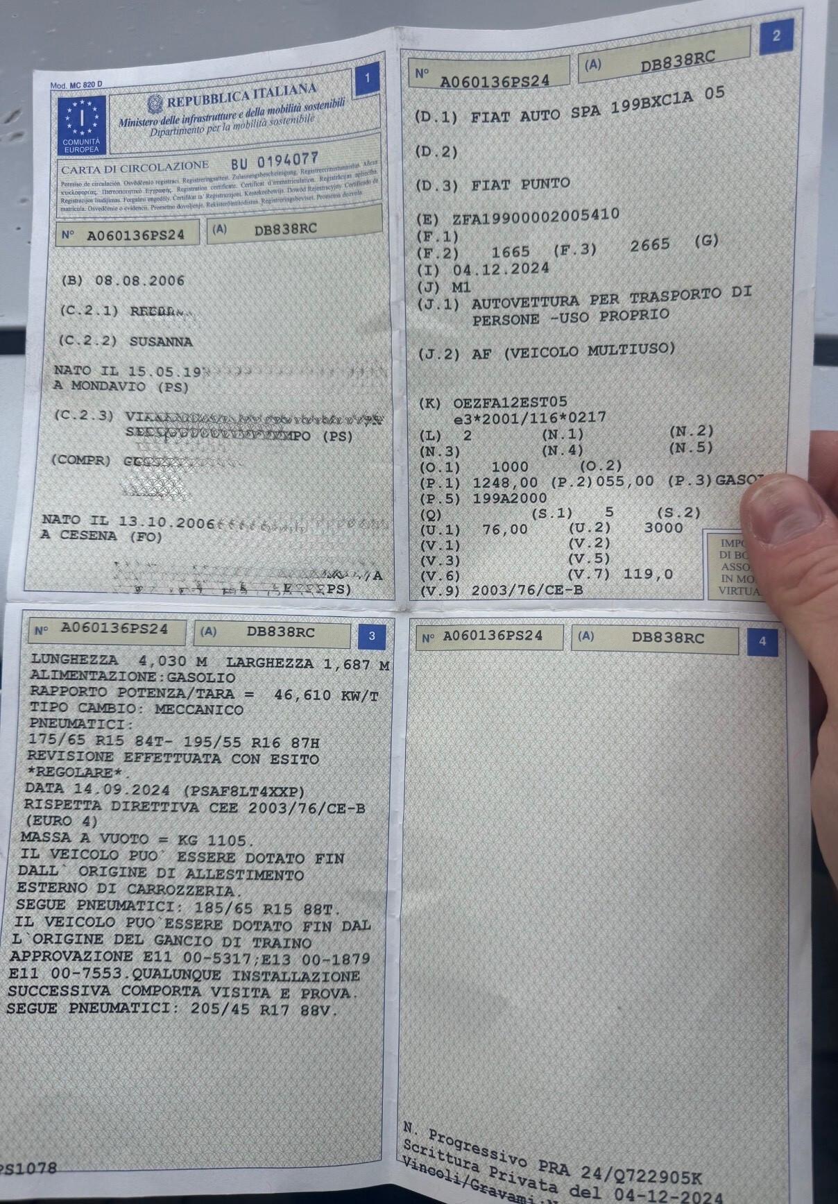 Fiat grande punto Diesel 1.3 Multijet NEOPATENTATI