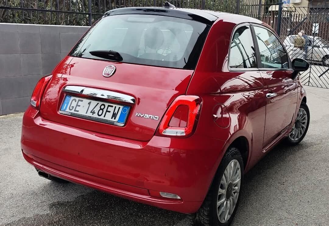Fiat 500 1.0 Hybrid Star perfetta pari a nuova bi colore