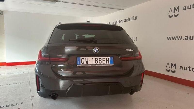 BMW Serie 3 318d 48V Touring Msport TAGLIANDI PAGATI 5 ANNI