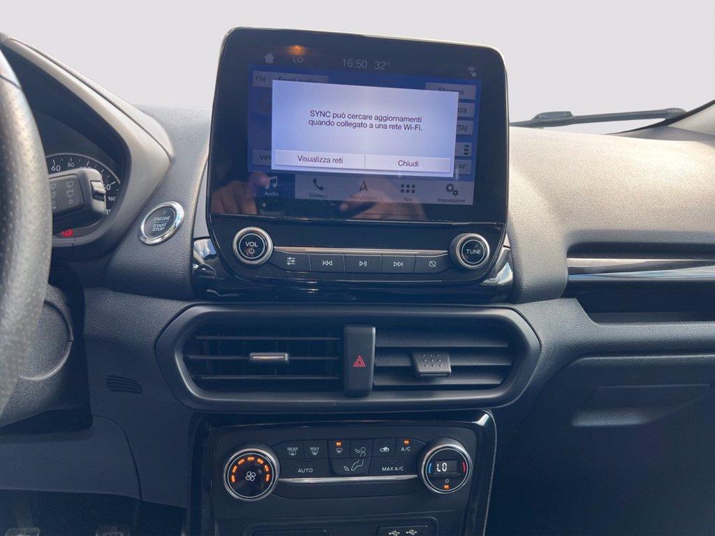 FORD EcoSport 1.5 tdci ST-Line Black Edition s&s 100cv my18 del 2018