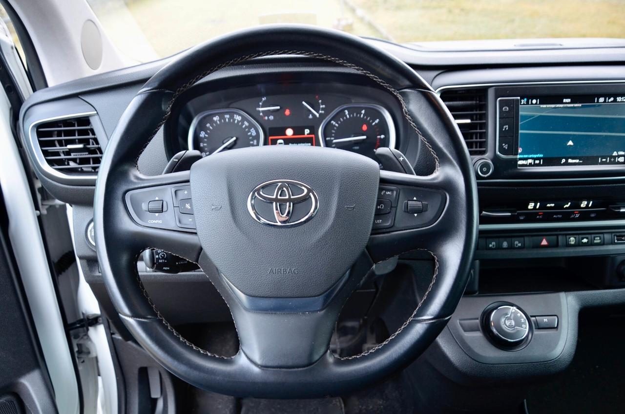 TOYOTA PROACE VERSO 2.0 LUXURY 177cv AT8, 8 POSTI, UNICOPR, SERVICE TOYOTA, UFF ITALIANA, TETTO, PELLE, PORTE ELETTRICHE, PERMUTE