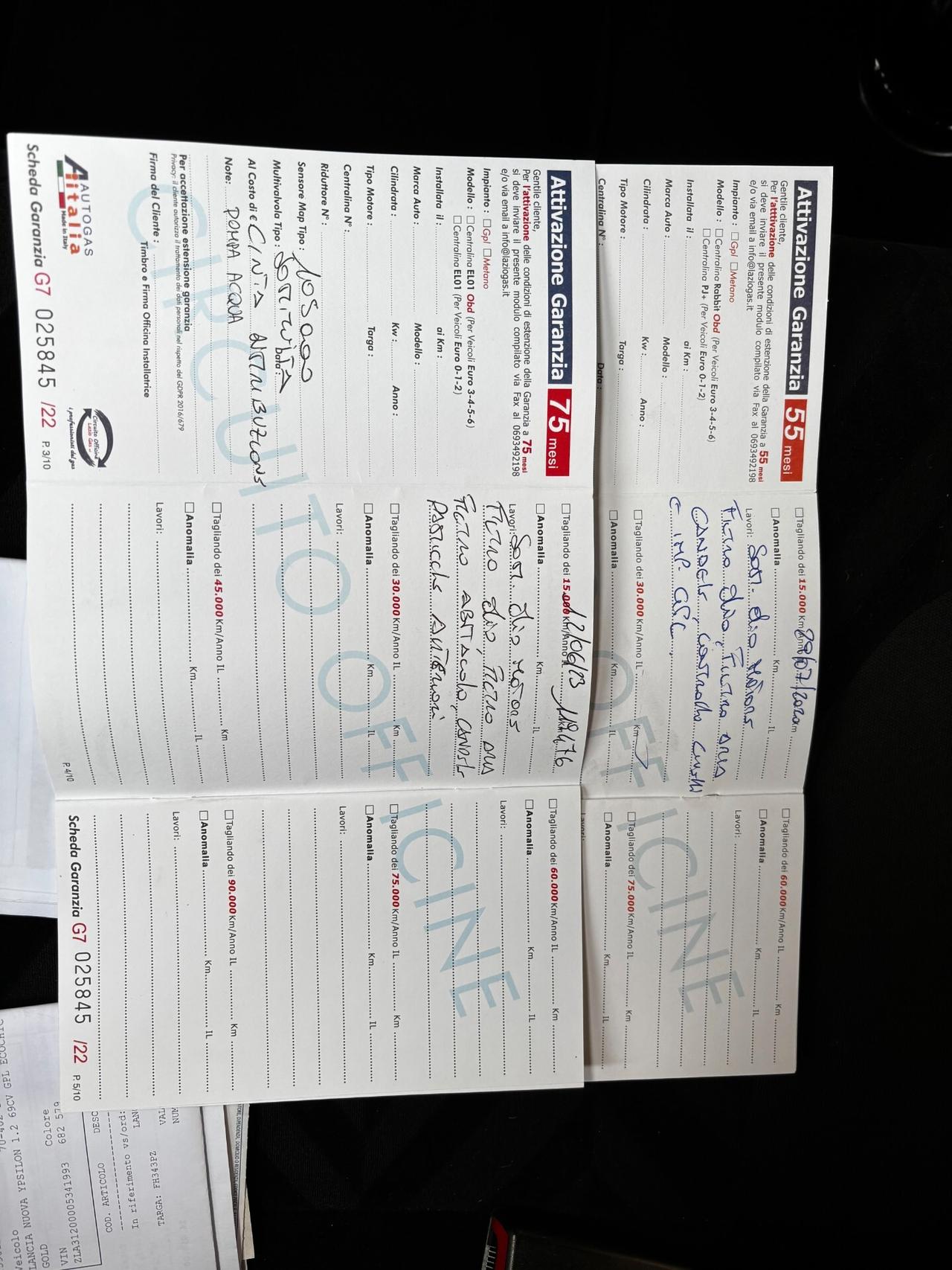 Lancia Ypsilon 1.2 69 CV 5 porte GPL Ecochic Gold