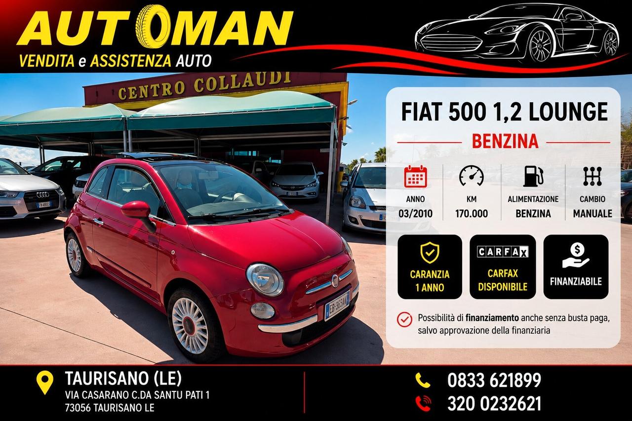 Fiat 500 1.2 Lounge