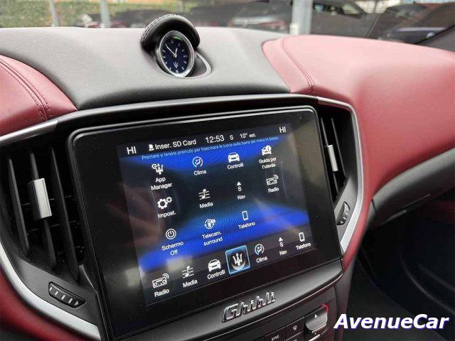 MASERATI Ghibli GRANSPORT TELECAMERA 360° CERCHI DA 20' CARPLAY