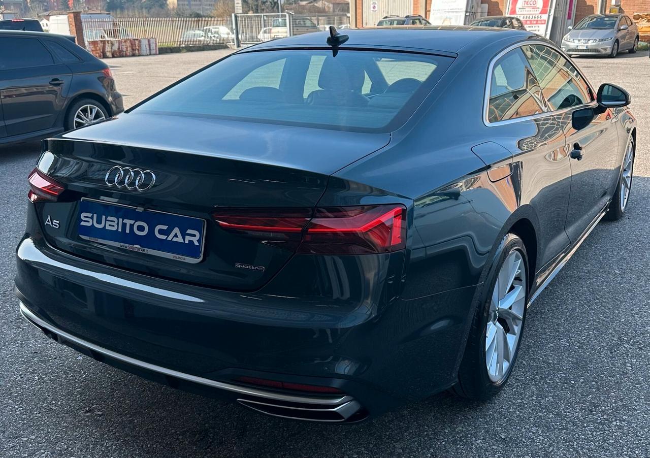 Audi A5 40 TDI quattro S tronic MATRIX TELECAMERA 360 INTERNO PELLE MISTO ALCANTARA