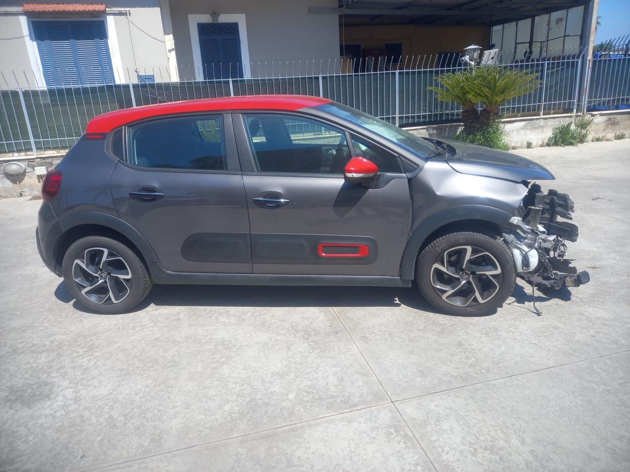 Citroen C3 2021 Incidentata sinistrata