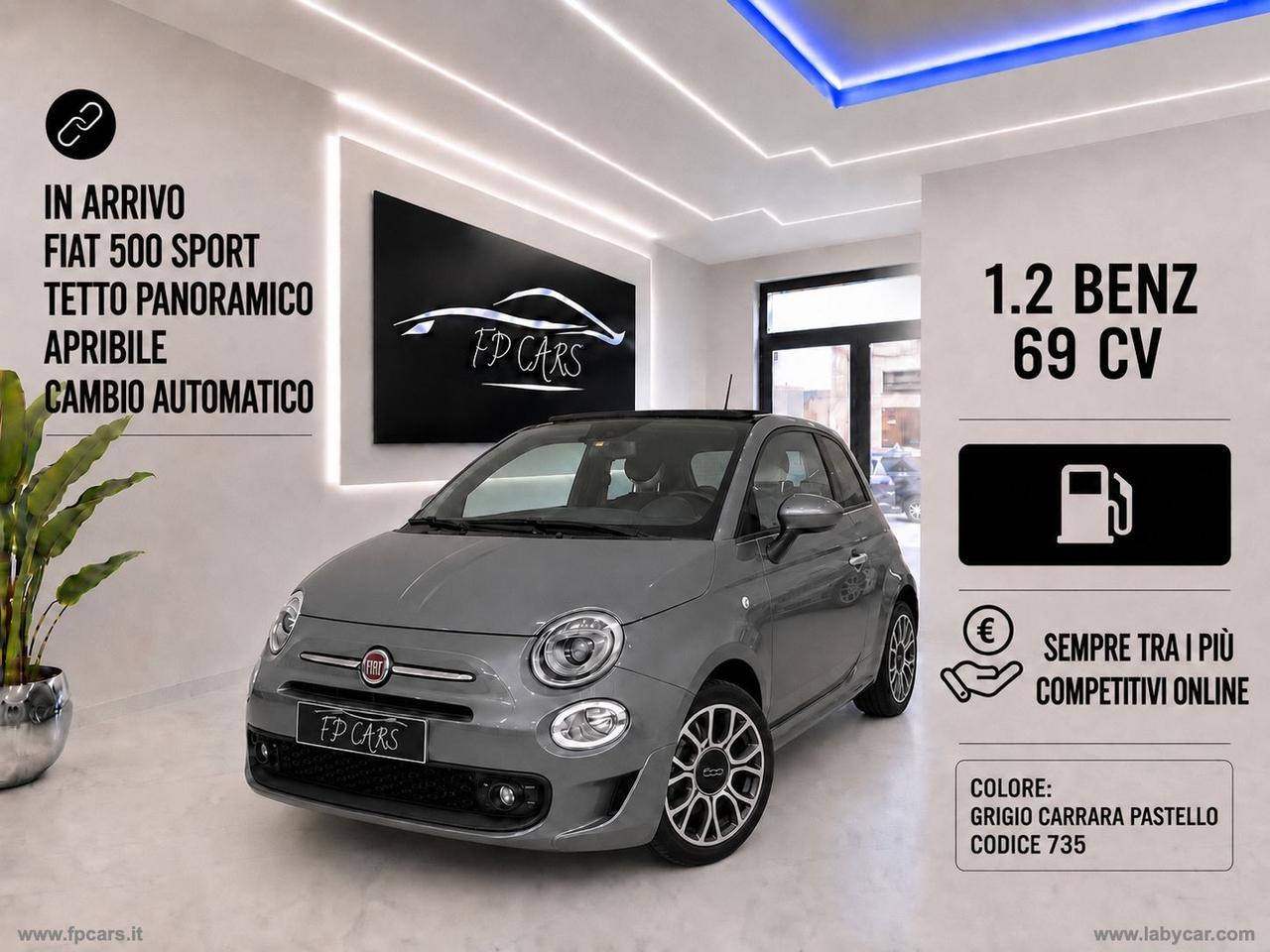 FIAT 500 1.2 Dualogic Sport ROCKSTAR TETTO APRIB.