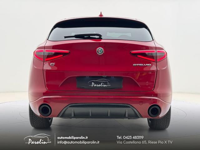 ALFA ROMEO Stelvio 2.0 Turbo 280 CV AT8 Q4 Veloce Harman-pelle Rossa